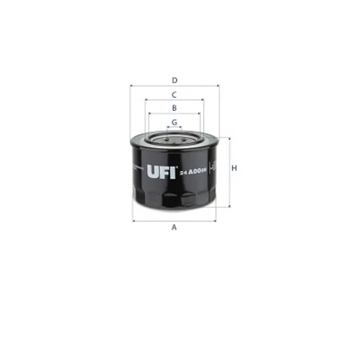 Palivový filter UFI 24.A00.00