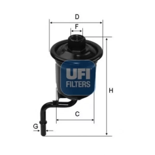 Palivový filter UFI 31.927.00