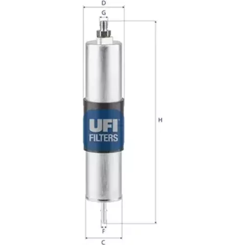 Palivový filter UFI 31.A46.00