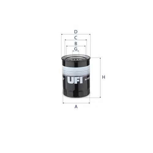 Olejový filter UFI 23.121.00
