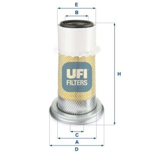 Vzduchový filter UFI 27.531.00