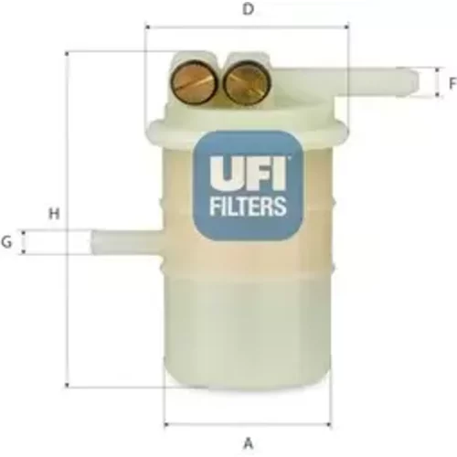 Palivový filter UFI 31.A45.00
