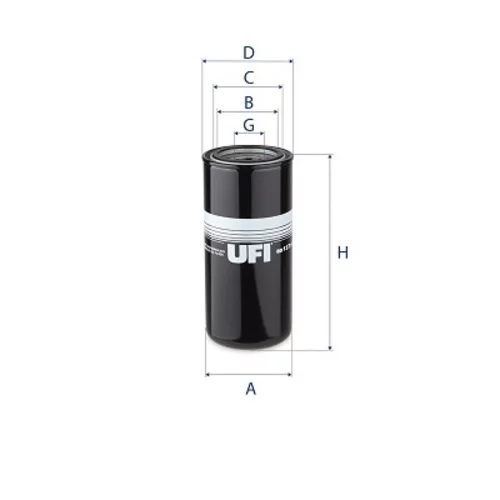 Filter pracovnej hydrauliky UFI 80.137.00