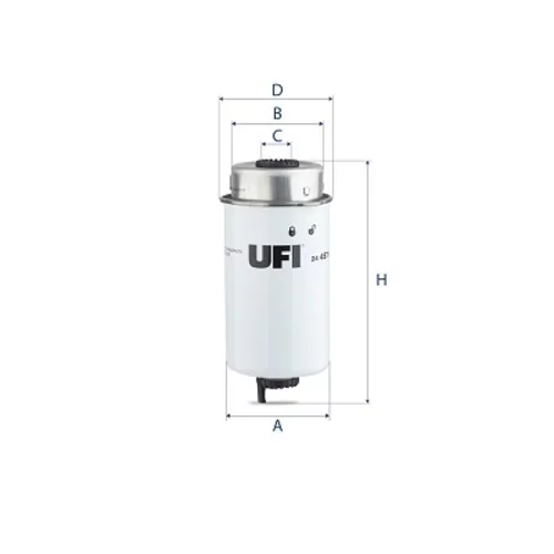 Palivový filter 24.457.00 /UFI/