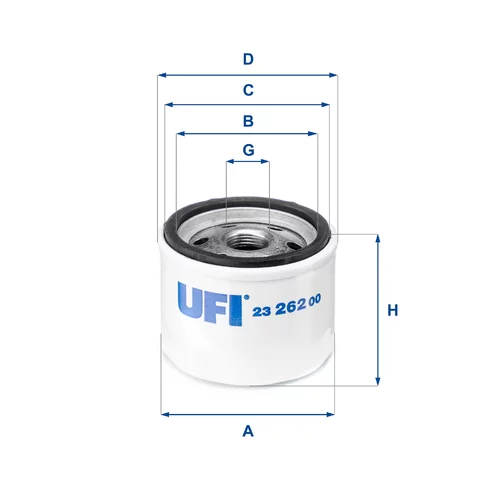 Olejový filter UFI 23.262.00