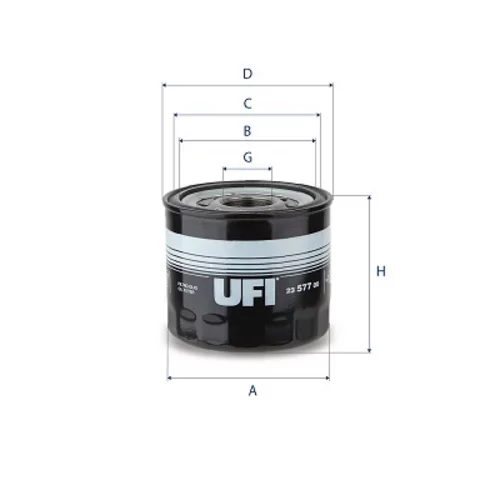 Olejový filter UFI 23.577.00