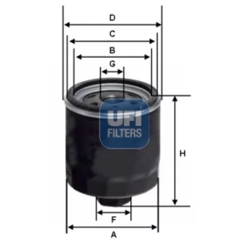 Hydraulický filter automatickej prevodovky UFI 23.592.00