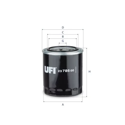 Olejový filter UFI 23.786.00