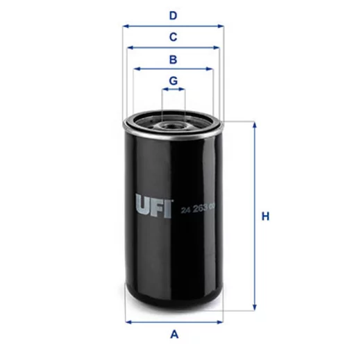 Palivový filter UFI 24.263.00