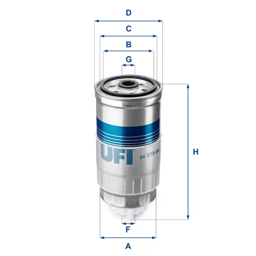 Palivový filter UFI 24.379.00