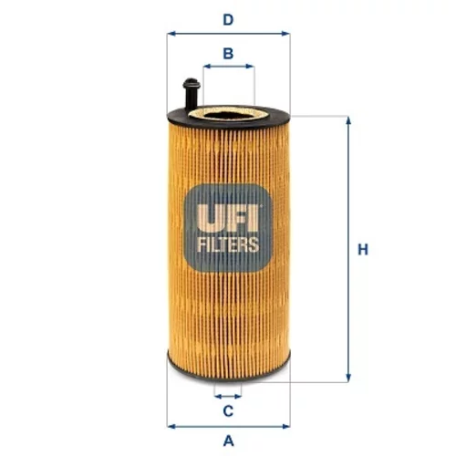 Hydraulický filter automatickej prevodovky UFI 25.237.00