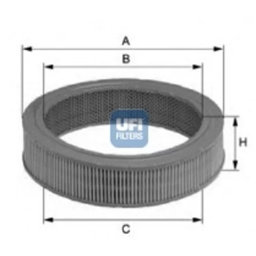 Vzduchový filter UFI 27.156.00