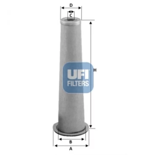 Filter sekundárneho vzduchu UFI 27.A61.00