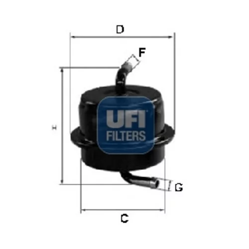Palivový filter UFI 31.565.00