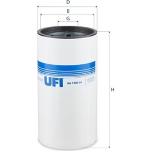Filter pracovnej hydrauliky UFI 80.156.00