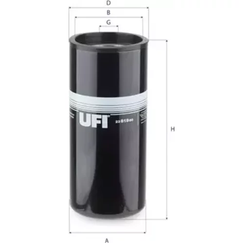 Olejový filter UFI 23.818.00