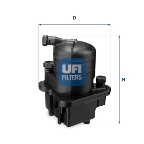 Palivový filter UFI 24.087.00