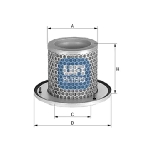 Filter sekundárneho vzduchu UFI 27.A40.00