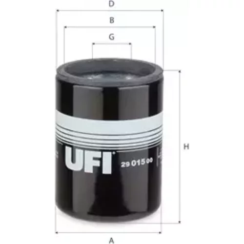 Filter chladiva UFI 29.015.00