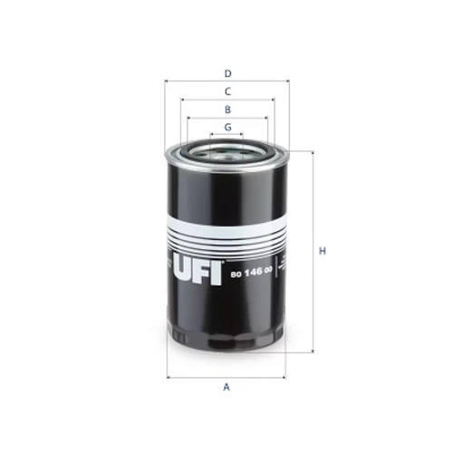 Olejový filter UFI 80.146.00