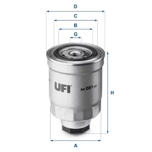 Palivový filter UFI 24.081.00