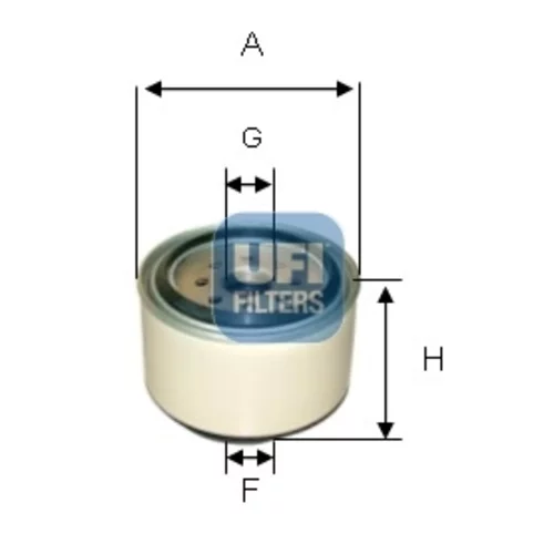 Palivový filter UFI 24.338.00