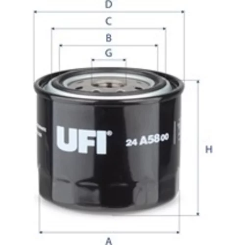 Palivový filter UFI 24.A58.00
