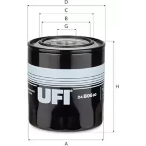 Palivový filter UFI 24.B06.00