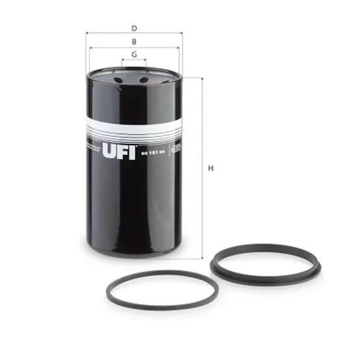 Filter pracovnej hydrauliky UFI 80.151.00