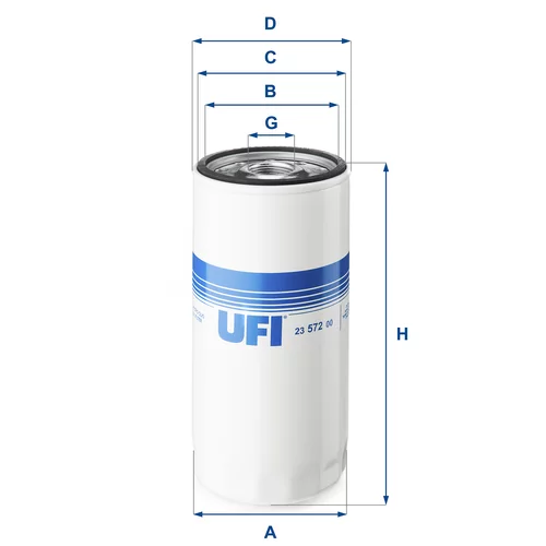 Olejový filter UFI 23.572.00