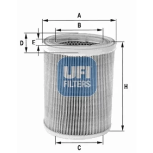 Vzduchový filter UFI 30.078.01