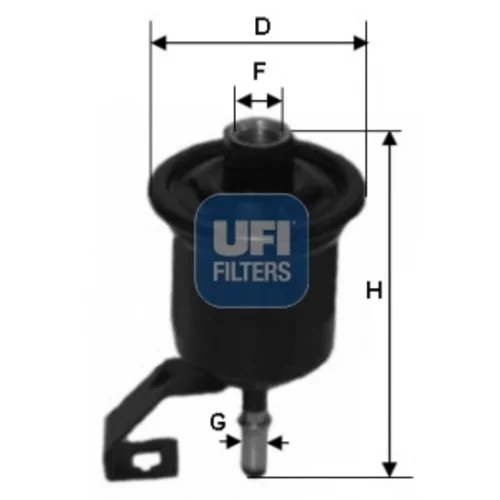 Palivový filter UFI 31.776.00