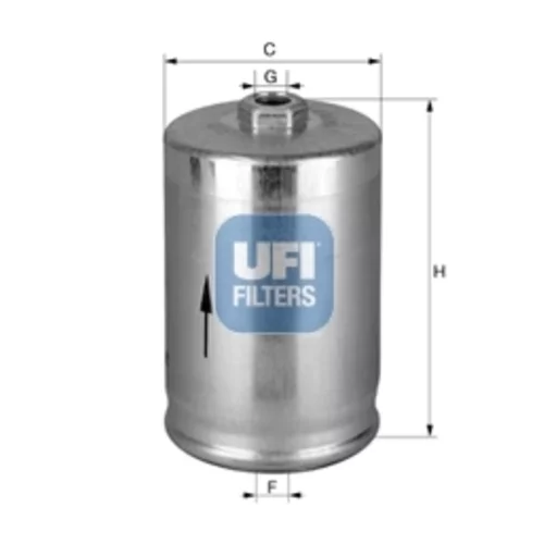 Palivový filter UFI 31.814.00