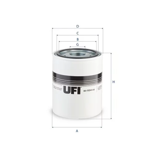Olejový filter UFI 80.034.00