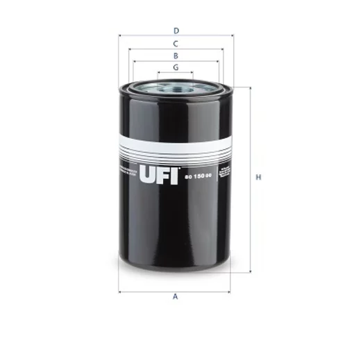 Filter pracovnej hydrauliky 80.150.00 /UFI/