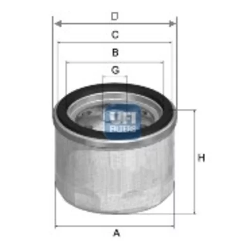 Vzduchový filter UFI 27.A86.00