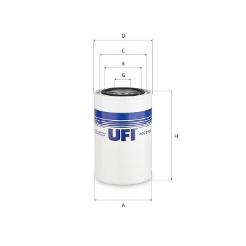 Filter pracovnej hydrauliky UFI 80.039.00