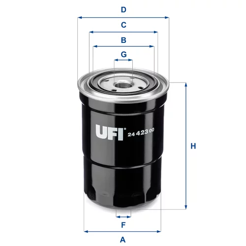 Palivový filter UFI 24.423.00
