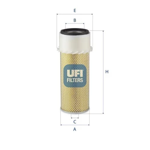 Vzduchový filter UFI 27.437.00