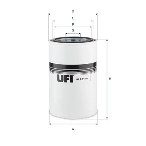 Olejový filter UFI 80.014.00