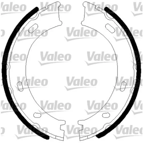 Sada brzd. čeľustí parkov. brzdy VALEO 128901