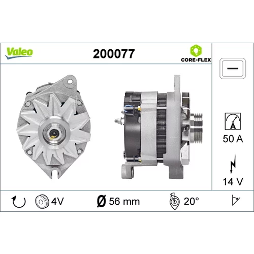Alternátor VALEO 200077