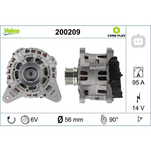 Alternátor 200209 /VALEO/