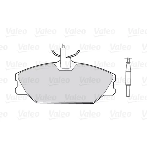 Sada brzdových platničiek kotúčovej brzdy 301061 /VALEO/ - obr. 1