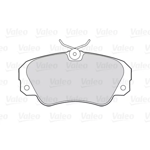 Sada brzdových platničiek kotúčovej brzdy 301256 /VALEO/ - obr. 1