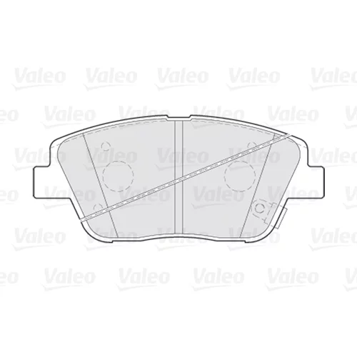 Sada brzdových platničiek kotúčovej brzdy 301294 /VALEO/ - obr. 1