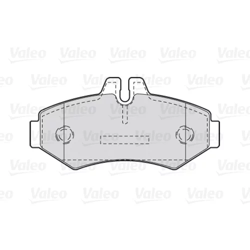 Sada brzdových platničiek kotúčovej brzdy 301300 /VALEO/ - obr. 1