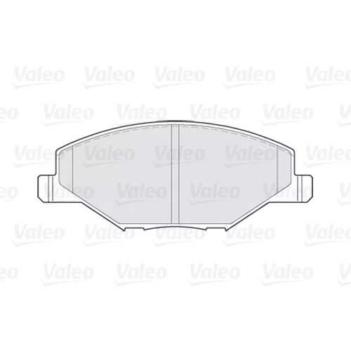 Sada brzdových platničiek kotúčovej brzdy 301354 /VALEO/ - obr. 1