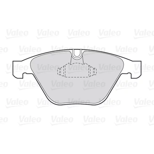 Sada brzdových platničiek kotúčovej brzdy 301410 /VALEO/ - obr. 1