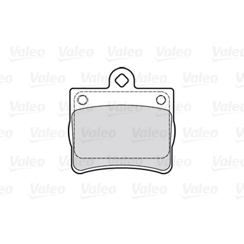 Sada brzdových platničiek kotúčovej brzdy 301763 /VALEO/ - obr. 1
